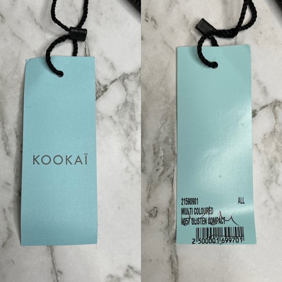 Kookai Navy Pink Sequin Pouch Bag Clutch - Picture 11 of 12